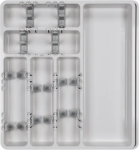 Vista 14 de OXO Good Grips - Organizador grande de utensilios expandible, color blanco