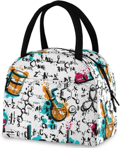 Vista 29 de Bolsa de almuerzo reutilizable para mujer africana con bolsillo frontal con cierre de cremallera aislada, bolsa térmica para el trabajo, picnic