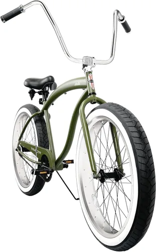 Vista 12 de Tracer Avalon 26 & 29 Inch Beach Cruiser Bike Negro mate