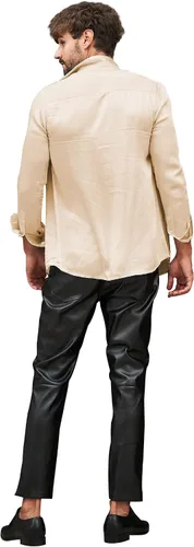 Vista 2 de Camisa unisex con cuello de seda
