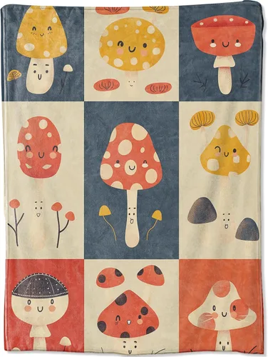 Vista 9 de Manta de gato atigrado naranja, manta de playa retro con diseño de conchas marinas para dormitorio, sala de estar, decoración de sofá, manta