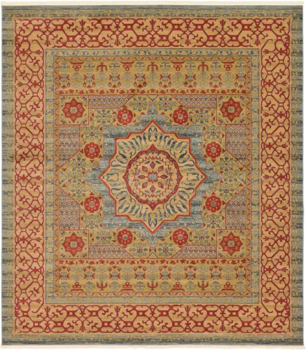 Vista 33 de Unique Loom Palace Collection - Alfombra Saray (2 pies x 3 pies 1 pulgada, rectangular, crema/marrón claro)