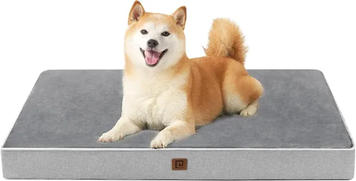 Vista 19 de EHEYCIGA Cama ortopédica de espuma viscoelástica para perros de 30 x 20 pulgadas, cama impermeable para mascotas para perros medianos, alfombrilla