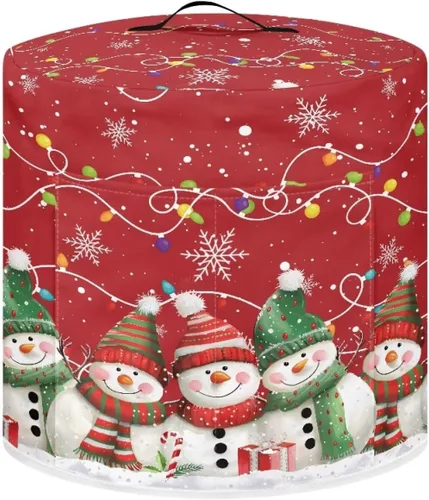 Vista 33 de Funda para freidora de aire para olla a presión eléctrica de 3 cuartos de galón con bolsillo, cubierta a prueba de polvo para electrodomésticos