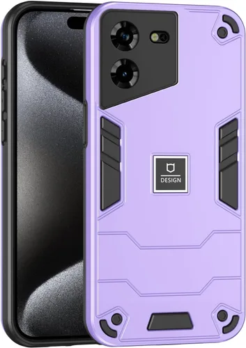 Vista 341 de Funda compatible con Redmi A1, compatible con Redmi A2 2 en 1 [PC dura + TPU], funda de teléfono negra