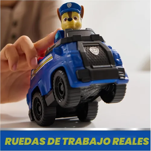 Vista 4 de Paw Patrol, Chase’s Patrol Cruiser, Toy Car with Collectible Action Figure
