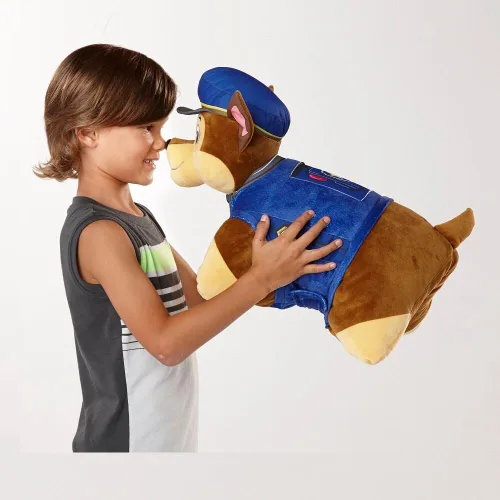 Vista 4 de Pillow Pets Nickelodeon Paw Patrol Chase, juguete de peluche de 16 pulgadas