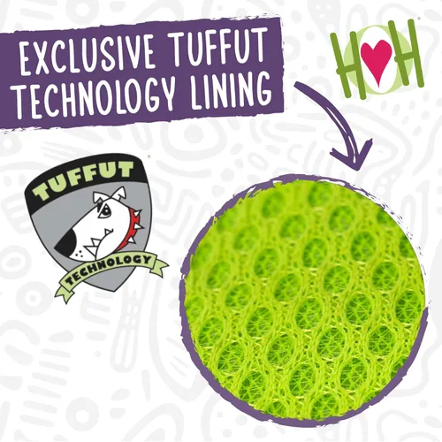 Vista 7 de HuggleHounds Knottie Juguete de Peluche para Perros - Juguete de Animal de Peluche para Perros, Juguetes para Cachorros, Juguete Chirriante