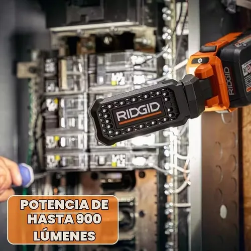 Vista 3 de RIDGID Luz de tarea magnética inalámbrica resistente de 18 V (solo herramienta)