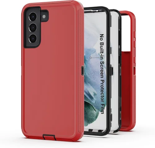 Vista 36 de Funda protectora resistente para Galaxy S23 5G, funda protectora resistente con [3 en 1] Cubierta de protección de goma resistente a prueba