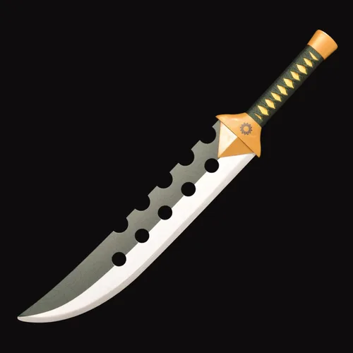 Vista 6 de Meliodas's Lost Bane Sword no Metal Cosplay Espada de Anime Prop