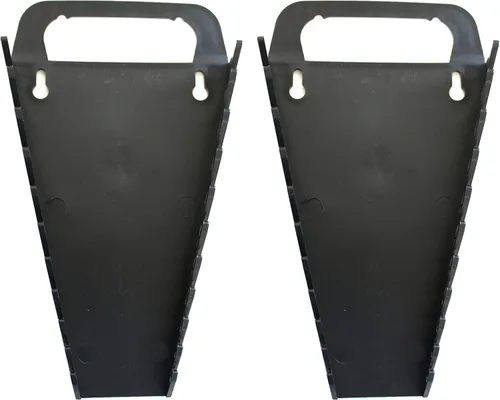 Vista 17 de JSP Manufacturing Bandeja organizadora de llaves de plástico portátil con 10 herramientas (1, negro)