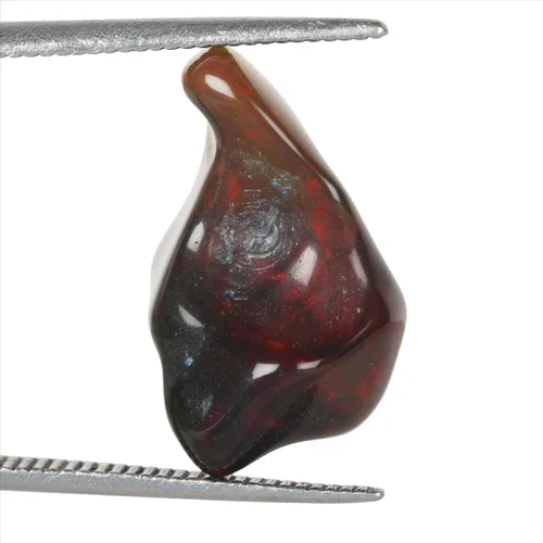 Vista 3 de GEMHUB 4.95 CT. Hermosa piedra preciosa áspera de ópalo de fuego natural AAA, piedra preciosa certificada EGL, joyería hecha a mano para hacer