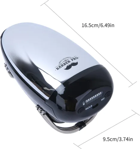 Vista 2 de STYLANCE - Masajeador de calor de mano con cable, inalámbrico, carga USB profesional, para cuello, piernas, manos, 2 nodos de masaje, 1 botón