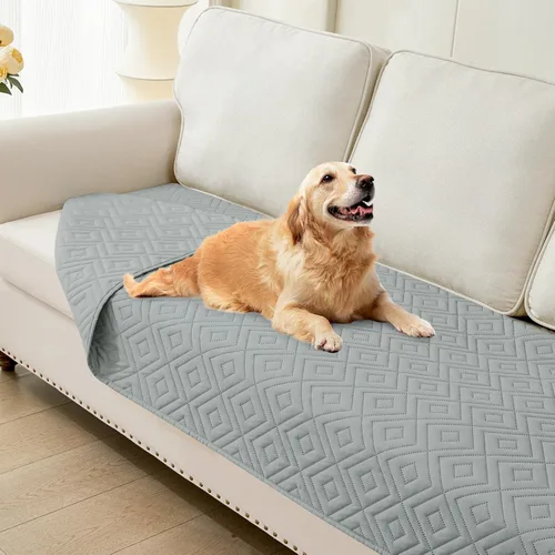 Vista 31 de hyha Manta impermeable para perros, funda suave para cama de perro, mantas para mascotas, funda impermeable para sofá y sillón para perros lavable