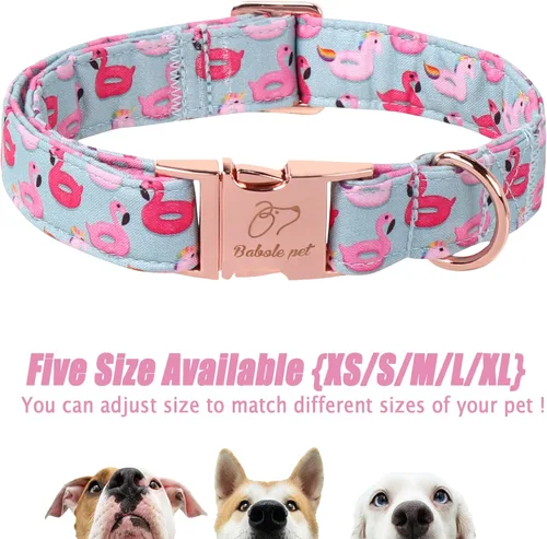 Vista 423 de Collar para perros del 4 de julio, collares patrióticos azules para cachorros y perros pequeños, ligero y ajustable 1776 collares para cachorros