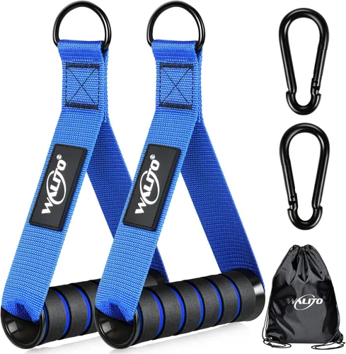 Vista 16 de Manijas de Ejercicio WALITO, Reemplazo de Accesorios de Cable para Equipo de Gimnasio en Casa, Sistema de Poleas, Pilates, Bandas de Resistencia