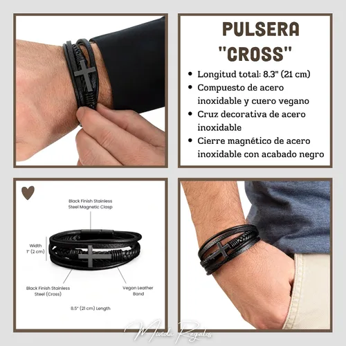Vista 4 de Pulseras para mi esposo, regalo para hombre 14 de febrero, regalos de aniversario para mi esposo, un regalo único para el amor de mi vida, el amor