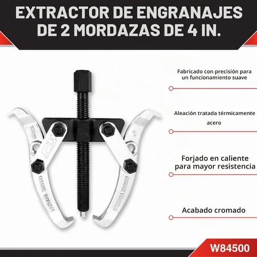 Vista 2 de Performance Tool W84500 Extractor de engranajes de 2 mordazas de 4 pulgadas