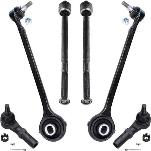 Vista 73 de Detroit Axle - Kit de extremo delantero para Chrysler 300 Dodge Charger 2011-2023 Challenger, 2 Lower Rearward Control Arms 2 Outer Tie Rods 2