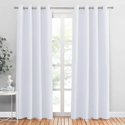 Vista 57 de PONY DANCE Cortinas para Autocaravana de 24 pulgadas de Largo, Cortinas Cortas para Baño y Cocina, Mini Cortinas de Privacidad para Camper
