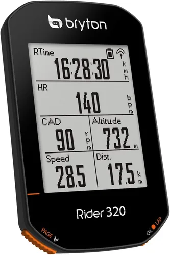 Vista 5 de Bryton Rider 320E - Computadora de ciclo GPS, color negro