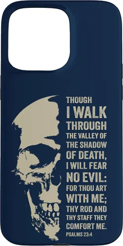 Vista 31 de Psalms 23:4 Though I Walk Through The Valley - Funda bíblica cristiana para iPhone 16