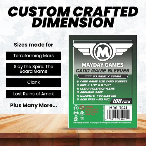 Vista 3 de Mayday Games Dead of Winter - Accesorio de juego - Paquete de funda estándar para tarjetas (paquete de 2)