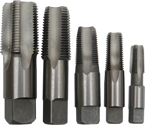 Vista 4 de RIDGID Juego de extractor de tubos (35685) + juego de grifos Drill America NPT (POUCSNPT5)