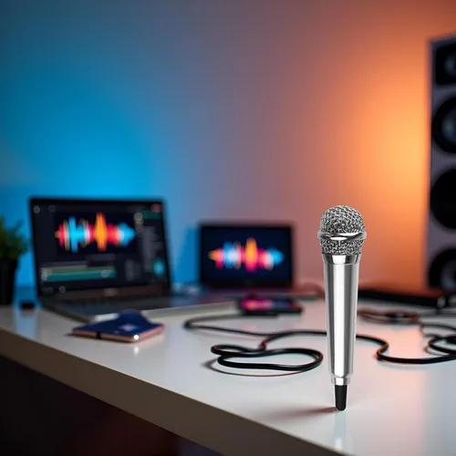 Vista 7 de Mini micrófono de canto plateado para teléfono karaoke micrófono de condensador de 0.138 in micrófono mini micrófono de mano para teléfono móvil