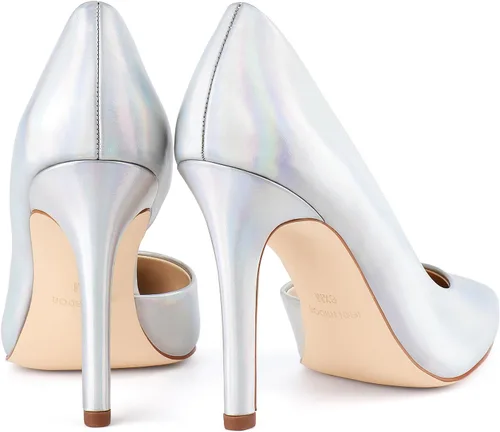 Vista 4 de JENN ARDOR - Zapatos de tacón de aguja alto para mujer - Punta cerrada fina, diseño clásico de meter, zapatos de vestir
