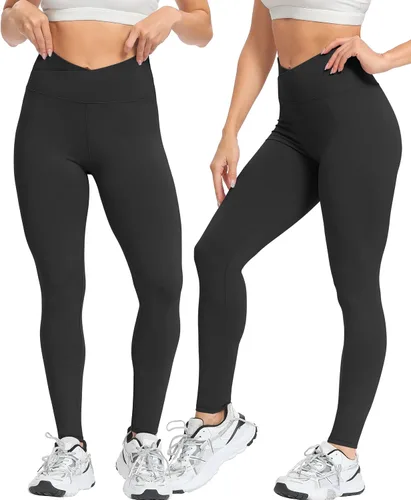 Vista 2 de Natural Feelings - Leggings de cintura alta para mujer, ultrasuaves, elásticos, opacos, ajustados, para yoga, talla única y talla extragrande