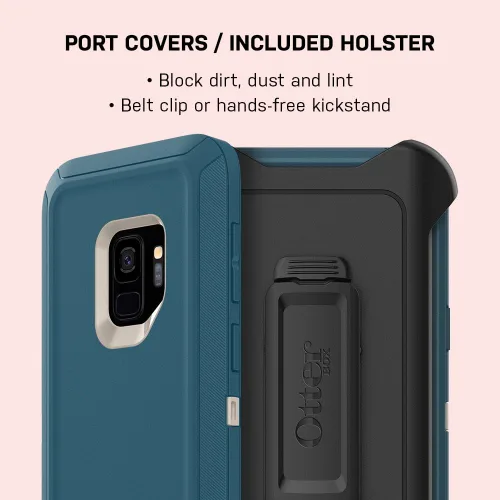 Vista 5 de OtterBox - Defender Series - Carcasa para Samsung Galaxy S9 (protector de pantalla no incluido)