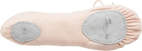 Vista 4 de Capezio Zapatos de ballet Juliet de lona 2028 para mujer, Negroblk