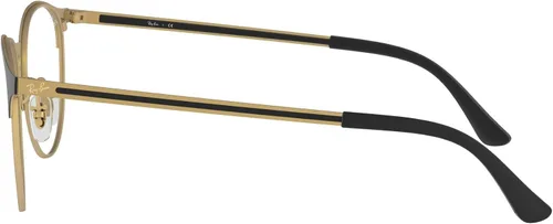 Vista 4 de Ray-Ban RX6375 - Marco redondo de metal para gafas graduadas