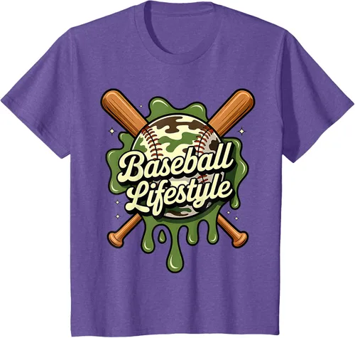 Vista 43 de Baseball Life Style 101 Apparel Youth Drip Baseball Boys Kid Camiseta