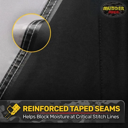 Vista 5 de Funda para UTV de 2 plazas, impermeable, resistente, 420D, Oxford, lado a lado, con cremallera, compatible con Polaris Ranger RZR Can-Am Defender