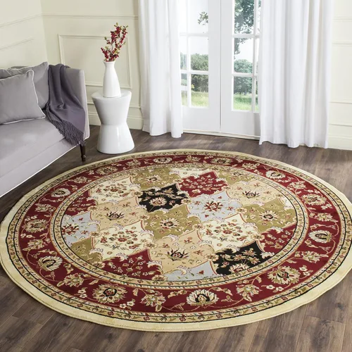Vista 8 de SAFAVIEH Lyndhurst Collection - Alfombra de pasillo, 2 pies 3 pulgadas x 6 pies, multicolor y rojo, diseño oriental tradicional, no desprende pelusa