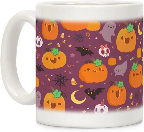 Vista 173 de LookHUMAN Tazas de Halloween Taza de café de Halloween - Tazas de café para decoración ideales para amantes y entusiastas de la decoración - Taza