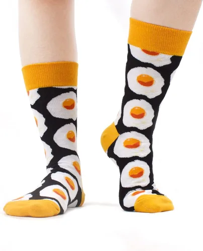 Vista 2 de WeciBor - Paquetes de calcetines de algodón peinado para mujer con diseños divertidos y de estilo informal, L