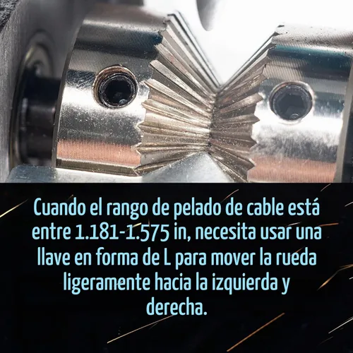 Vista 5 de Rueda de repuesto para máquinas peladoras de cables SENDUO (no el husillo)