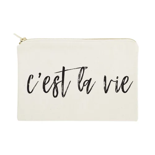 Vista 58 de The Cotton & Canvas Co. Bolsa cosmetiquera y bolsa de viaje para maquillaje.), unknown