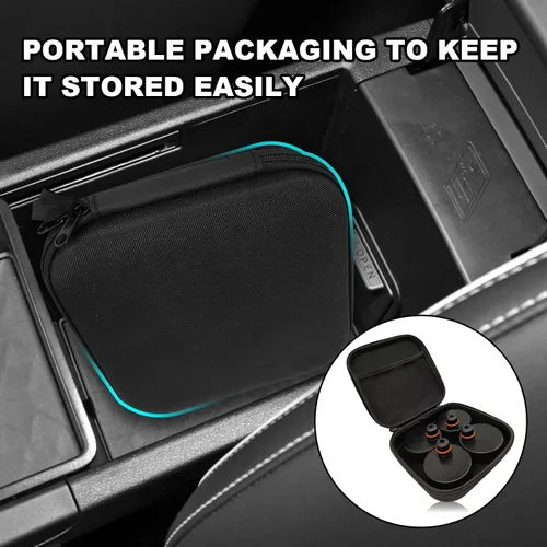 Vista 6 de Compatible con accesorios Mustang Mach-E 2023 2022 2021, para almohadillas de elevación Mach E, juego de 4 soportes de gato de piso, juego