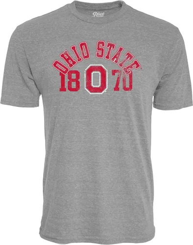 Vista 19 de Blue 84 NCAA - Camiseta para hombre, color gris jaspeado de triple mezcla