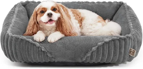 Vista 22 de EHEYCIGA Linda cama para perro de tamaño mediano, cama para mascotas de 30 Crema