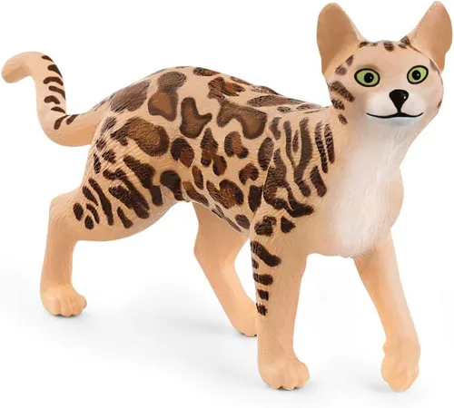 Vista 9 de Schleich Farm World - Juguete de gato abisinio - Figura de gato realista - Figura de gatito para niños y niños pequeños a partir de 3 años