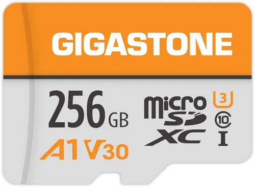 Vista 7 de GIGASTONE Paquete de 2 tarjetas Micro SD de 128 GB, grabación de video A1 V30 4K, compatible con cámara de seguridad, cámara de salpicadero, drone