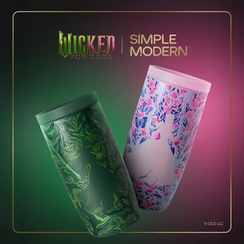 Vista 2 de Simple Modern Wicked Signature Voyager Vaso térmico de café de viaje de 16 oz con tapa de 360° Regalos para mujeres y hombres Taza de café