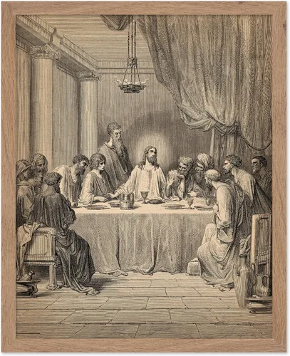 Vista 126 de Poster Master Póster de retrato vintage, impresión cristiana retro, regalo para religiosos, amigos, cara de Jesucristo, sudario de Turín, Biblia