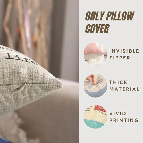 Vista 5 de TRENDIN Funda de almohada decorativa de caballo de 12 x 20 pulgadas para sofá, decoración de caballo, funda de cojín de lino lumbar para sofá